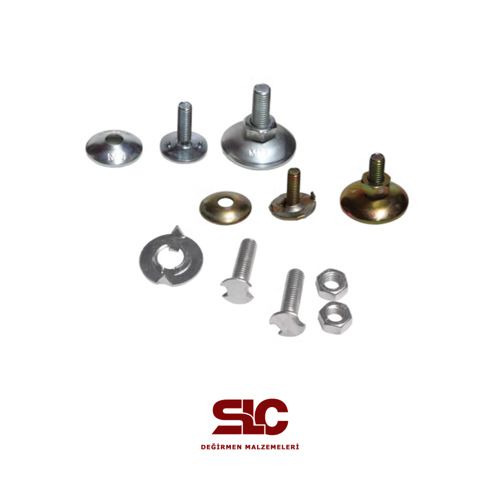 Elevatör Koko Civataşi Çelik Basli